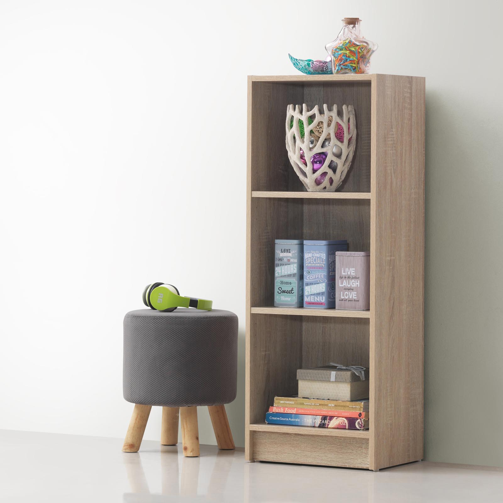 Essentials Medium Narrow Bookcase