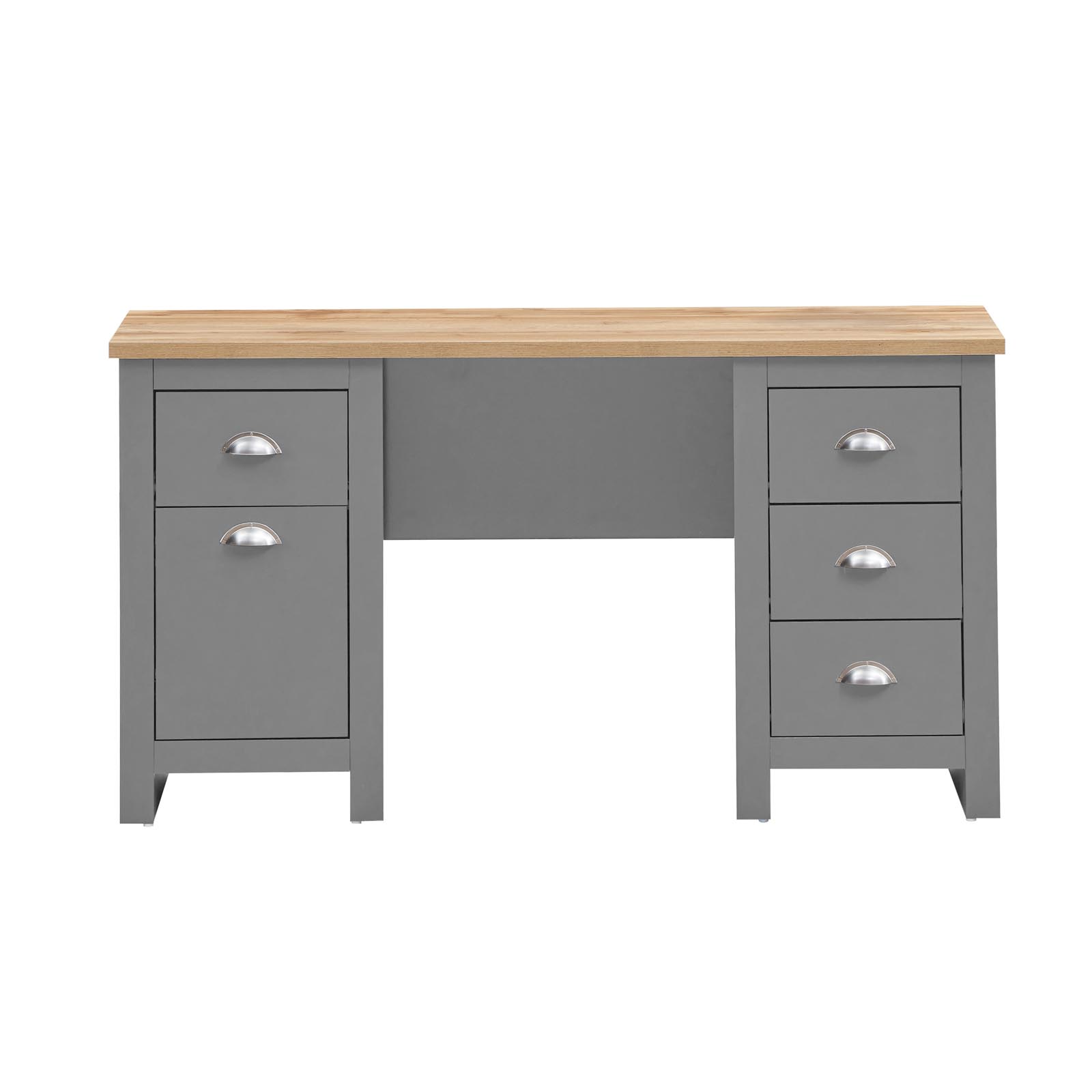 Lisbon 5 Drawer Desk by Timber Art Design