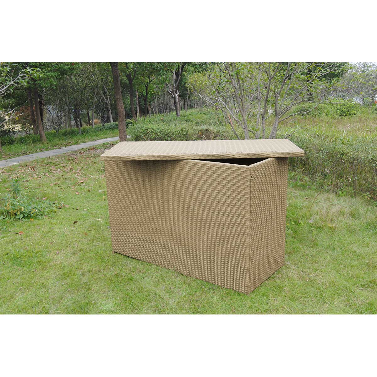 LATTE Rattan Cushion Storage Box