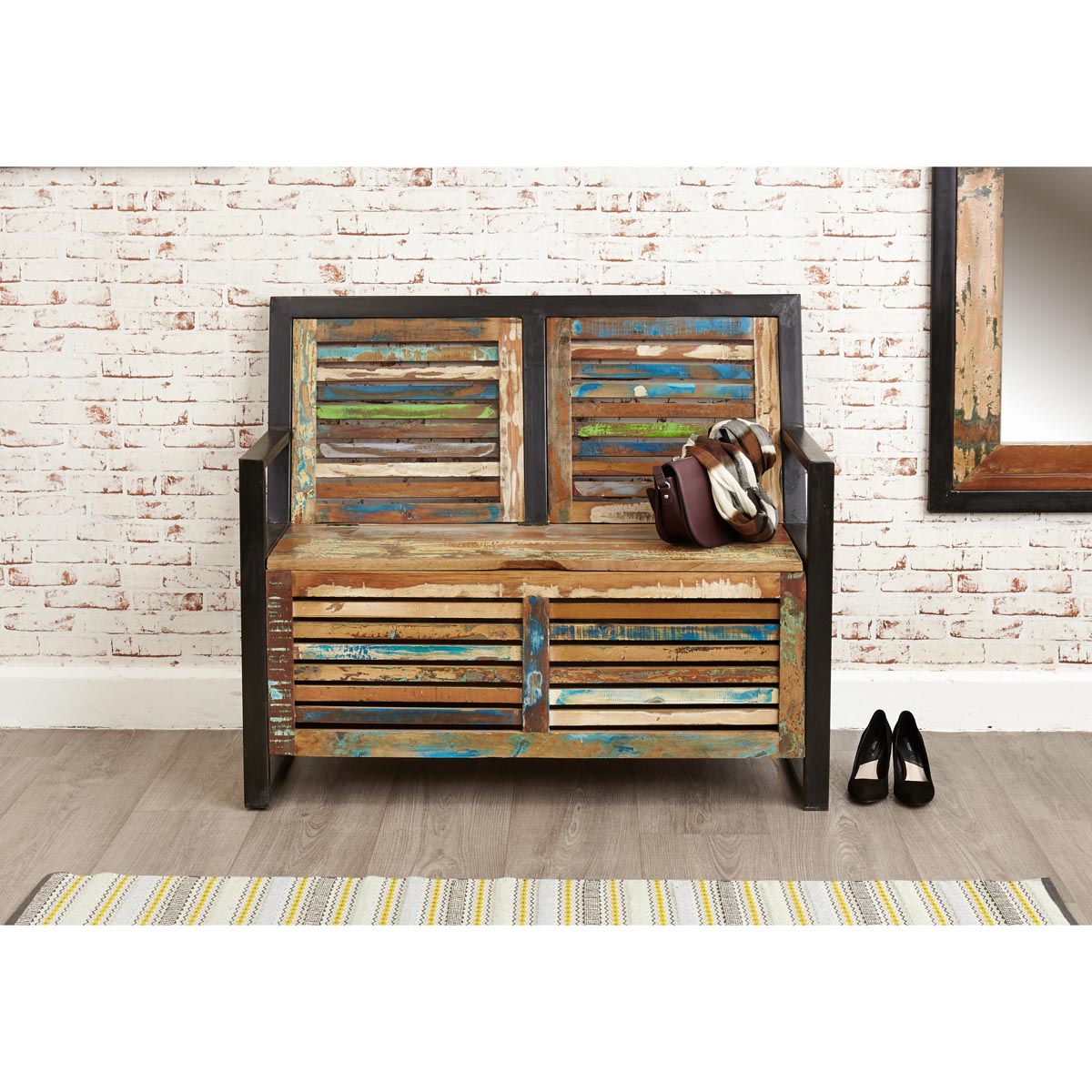 Urban Chic Storage Monks Bench (with shoe storage)