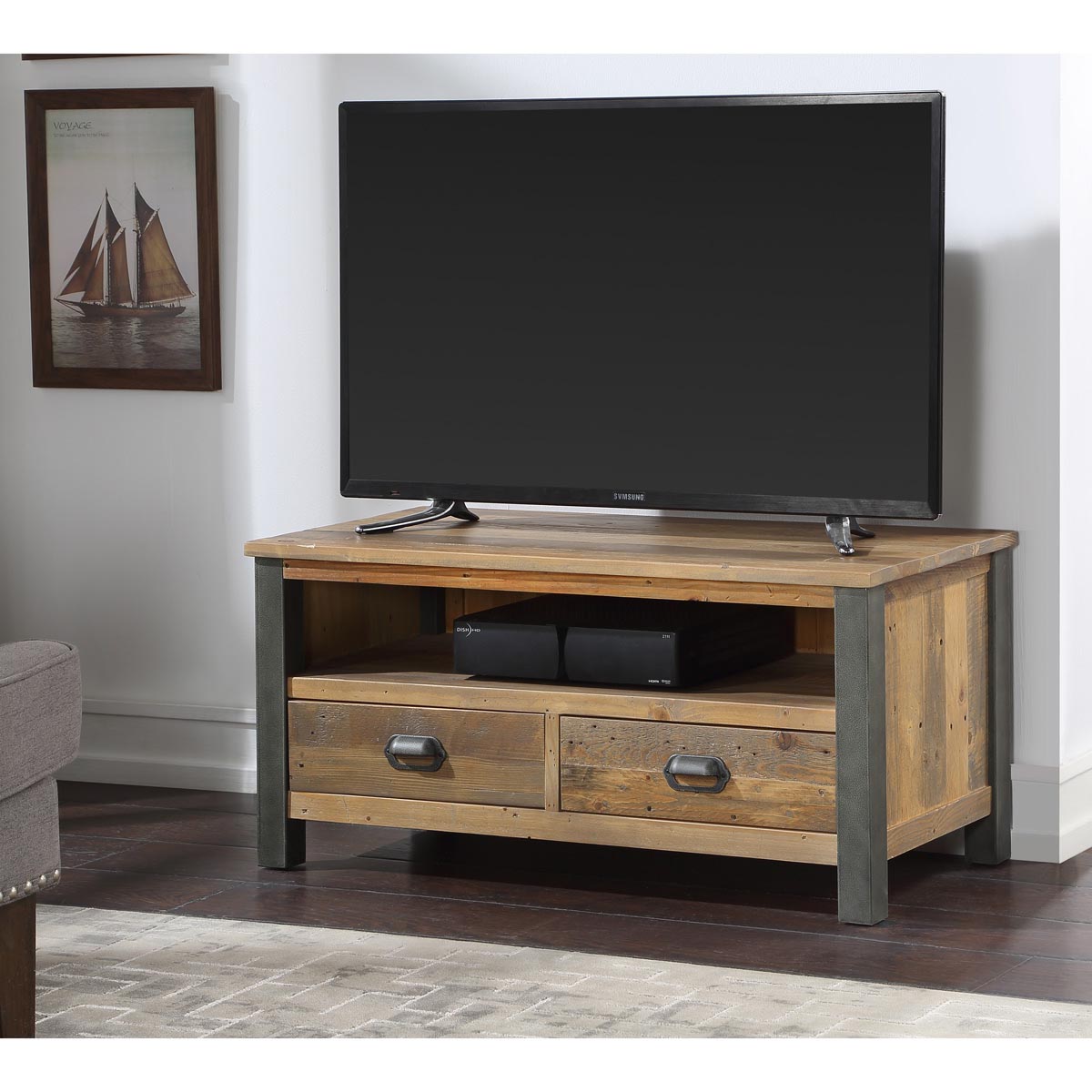 Urban Elegance - Reclaimed Widescreen TV Cabinet